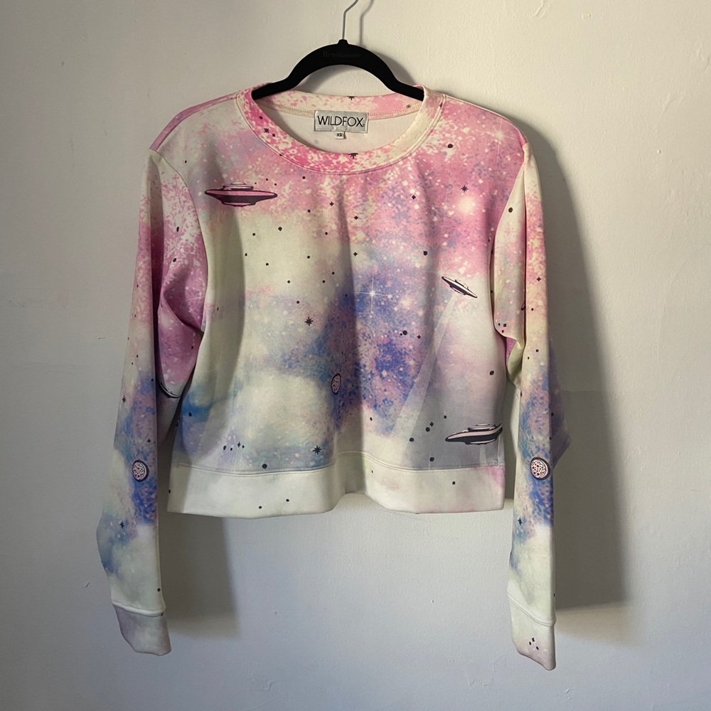 Wildfox Couture Space Cadet Pop Art Sweater